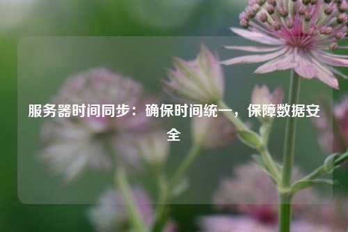 服務器時間同步：確保時間統(tǒng)一，保障數(shù)據(jù)安全